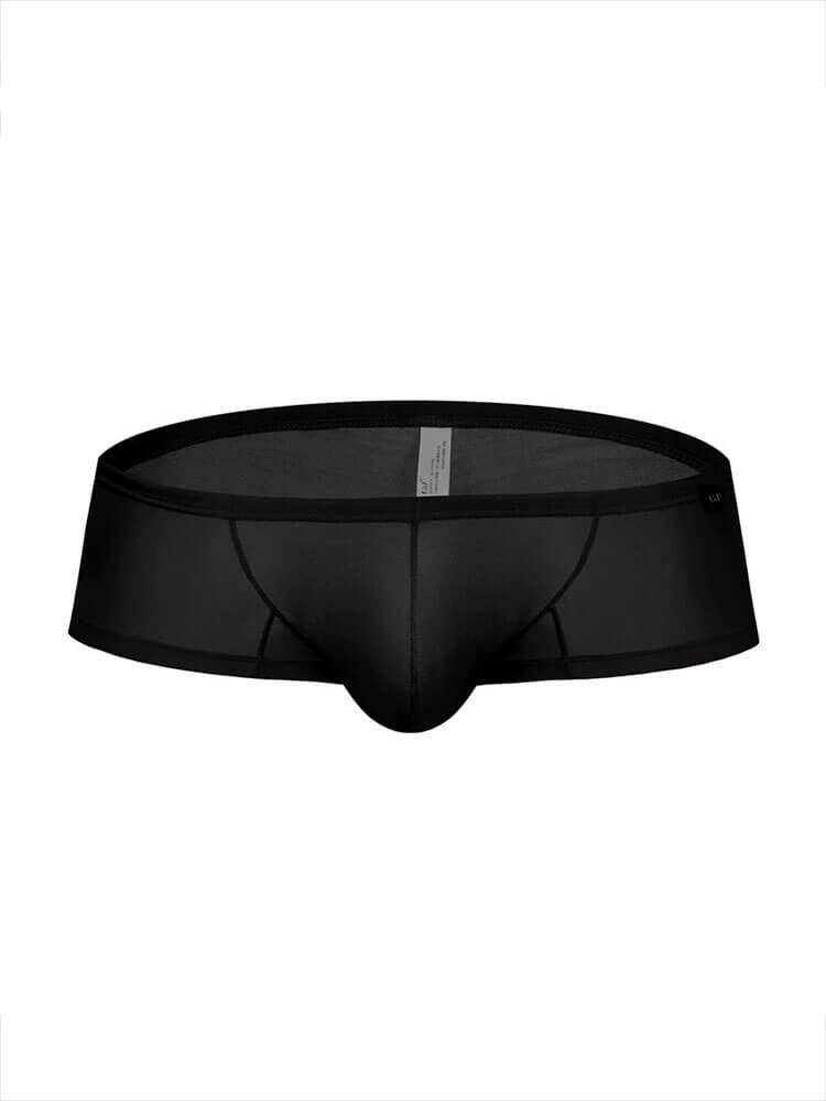 Men's Sexy Thin Low-Rise Ice Silk Boxer Briefs