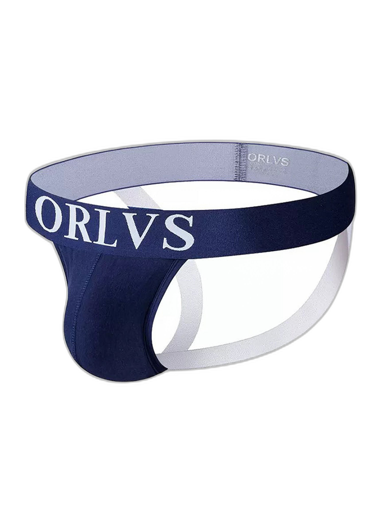 3 Pack Men's U-Pouch Striped Sexy Jockstraps