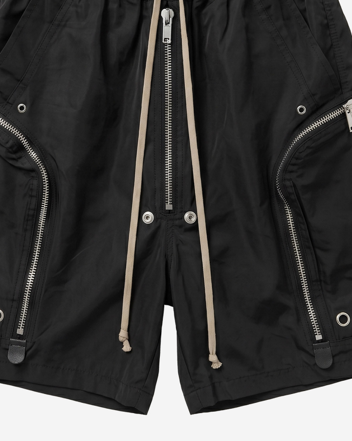 KIIKIO Utility Zipper Functional Cargo Shorts