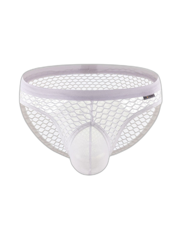2 Pack Men's Low-Rise Mesh Breathable Bikini