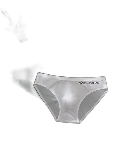 3 Pack Men's Ultra-Thin Seamless Ice Silk Cool-Touch Briefs