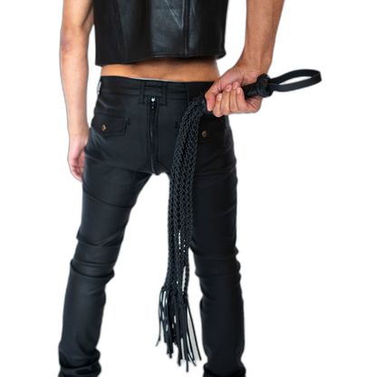 ruff GEAR Leather Tigress Flogger 32 Inch