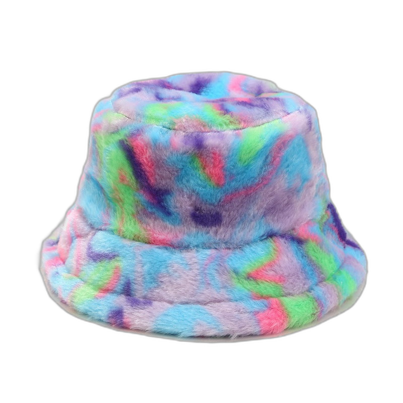 Fluffy Pattern Bucket Hat