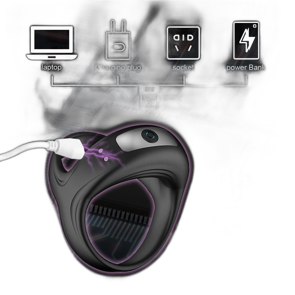Ezra - Triangle Vibrating Cock Ring