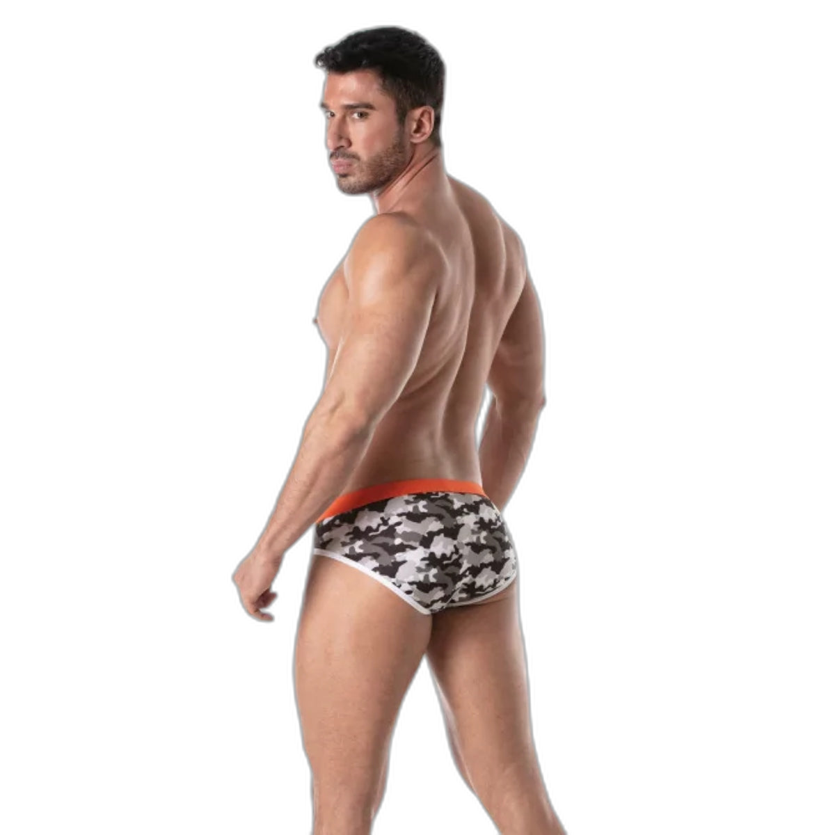 TOF Paris Iconic Swim Brief Camo Grey