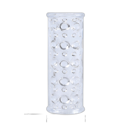 Transparent Ribbed Sleeve Masturbator