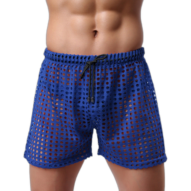 Loose Fishnet Mesh Shorts