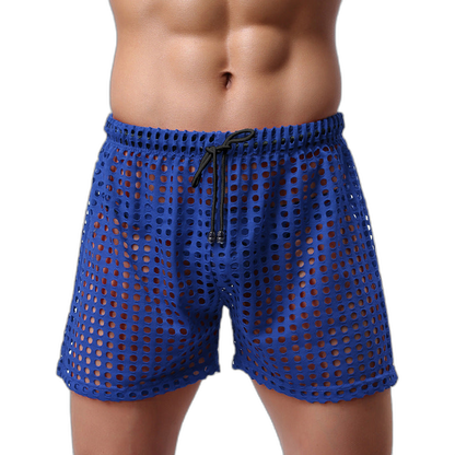 Loose Fishnet Mesh Shorts