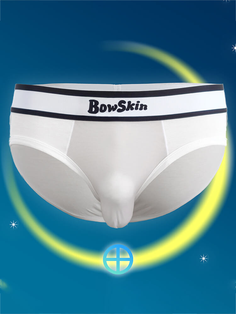 Men's Sexy Slightly Sheer Front Pouch Briefs