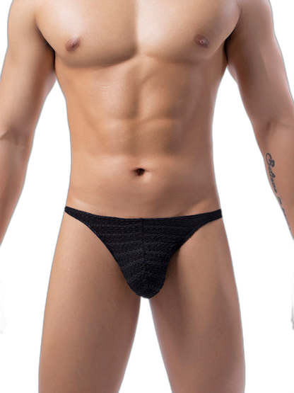 3-pack Men's Low-rise Sexy Mesh Lace Briefs