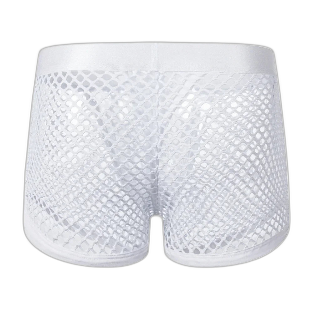 Jockmail 'Reveal All Fishnet' Underwear Shorts