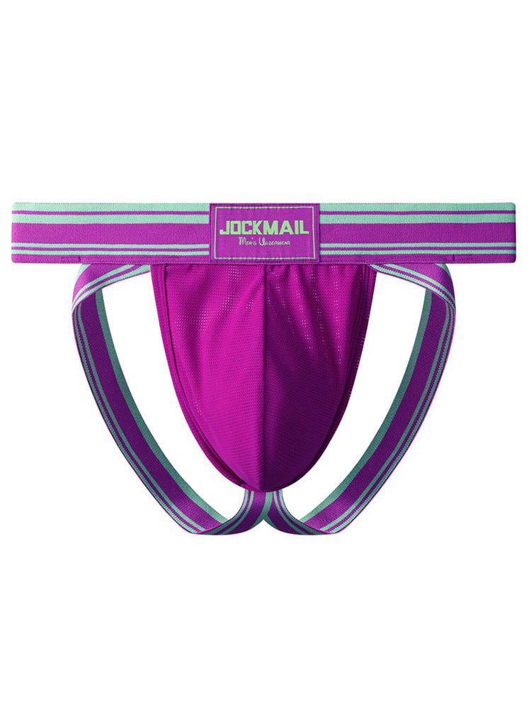 Breathable Mesh Double Strap Men's Thong
