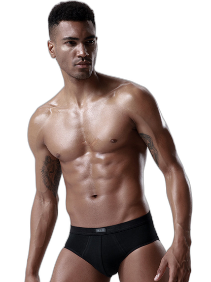 4 Pack Cotton Support U Convex Pouch Briefs
