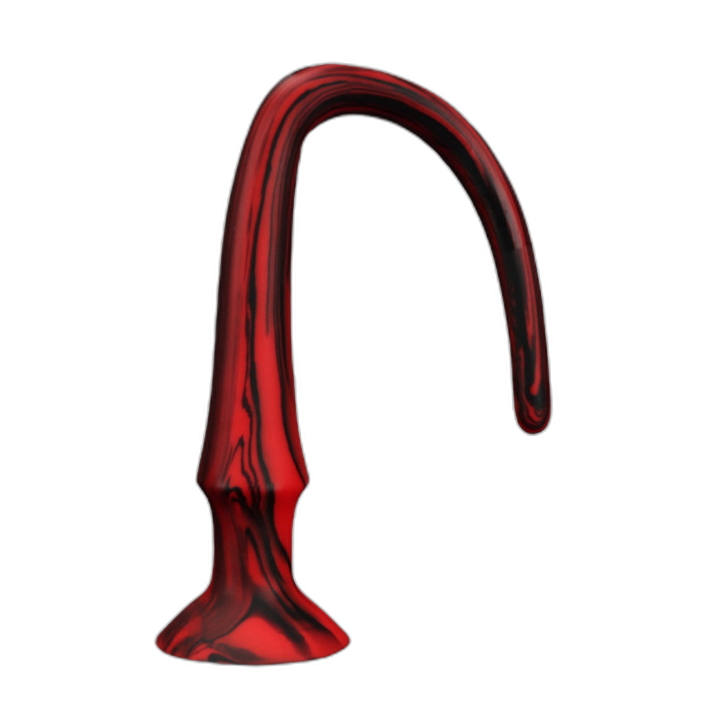 ELITE Liquid Silicone Snake 20 Inch Red & Black Swirl