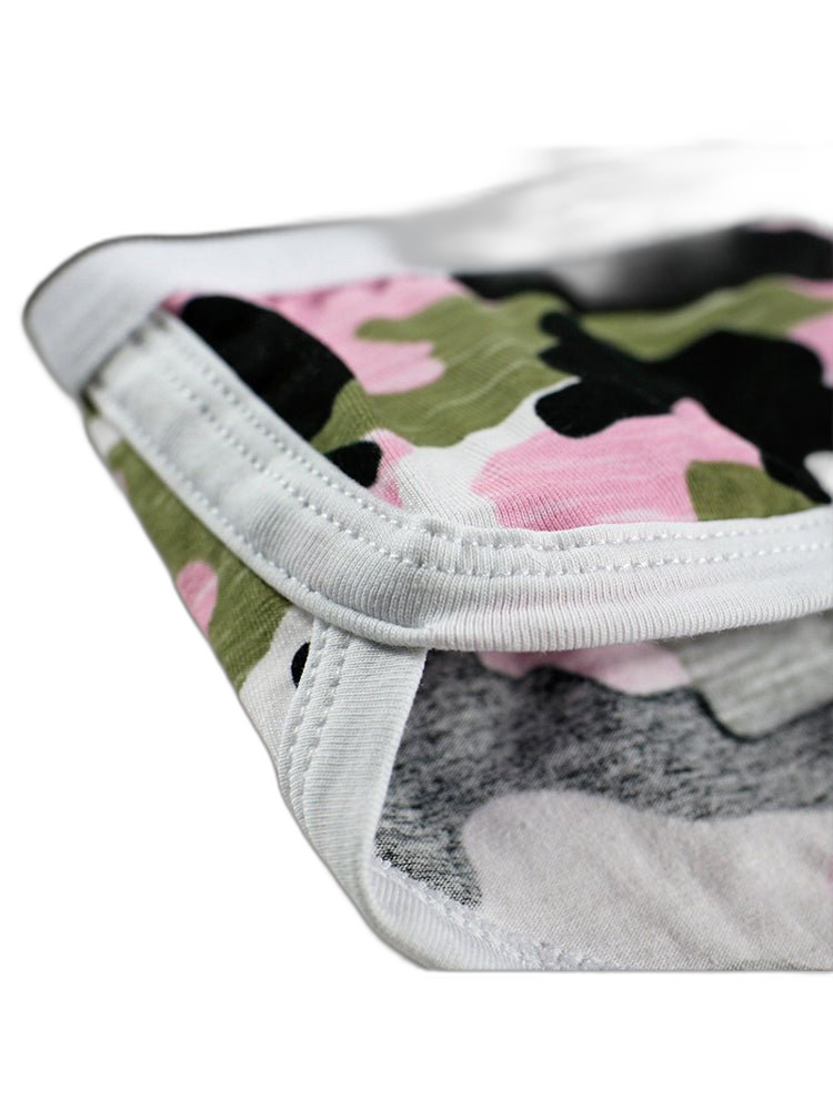 3 Pack Men's Mid-Rise Breathable Soft Cotton Camouflage Stretch Fit Bikini