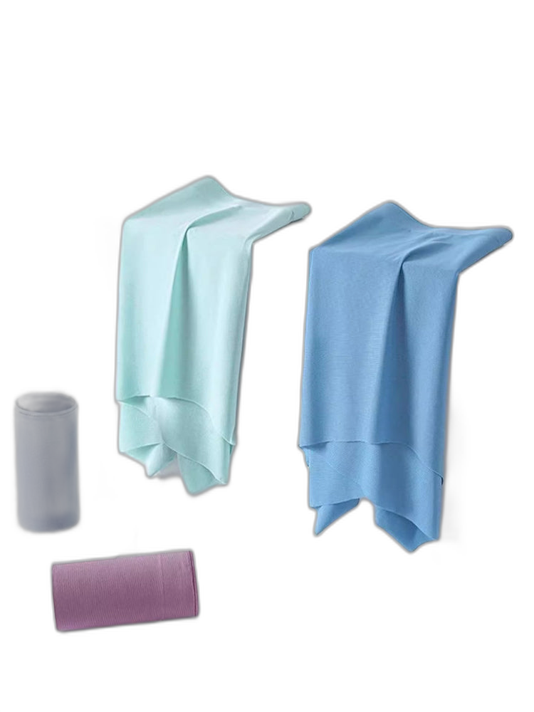 2 Pack Men's Ultra-Thin Ice Silk Quick-Dry Trunks