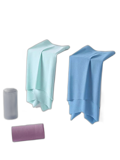2 Pack Men's Ultra-Thin Ice Silk Quick-Dry Trunks