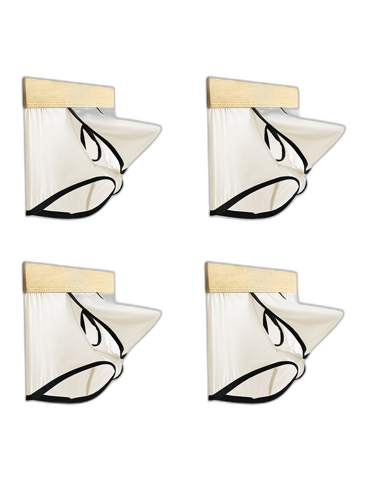 4 Pack Men's Ice Silk Breathable Separate Ultra-Thin Trunks