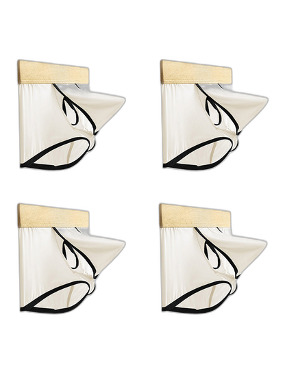 4 Pack Men's Ice Silk Breathable Separate Ultra-Thin Trunks