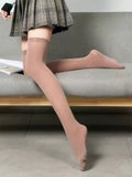 Stretchy Velvet Candy-Colored Mid-Calf Stockings