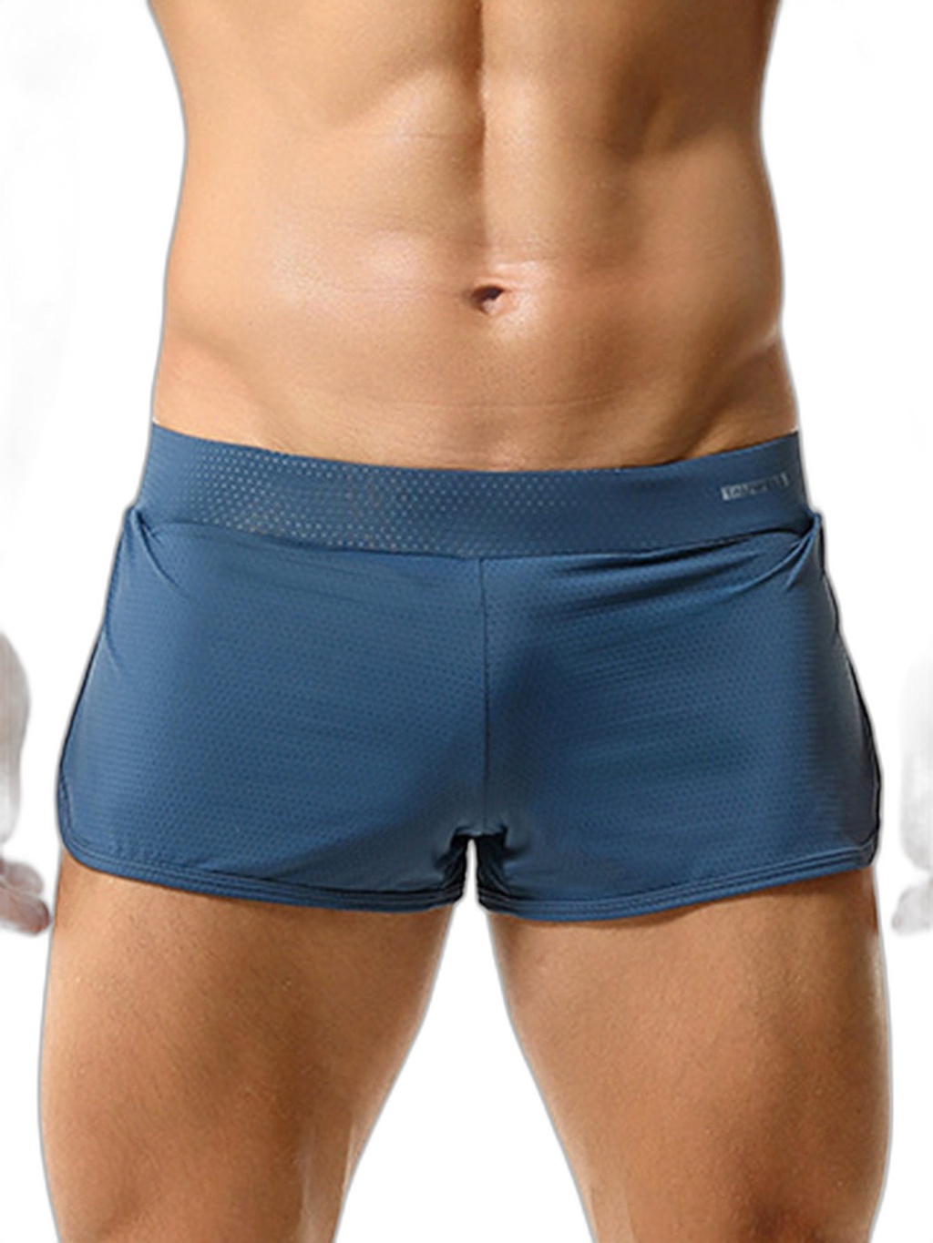 Men's Breathable Mesh Boxer Shorts With Separate Pouch
