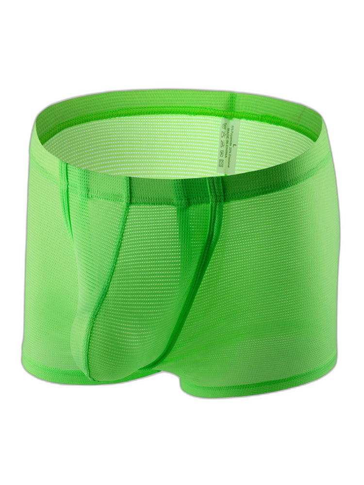 Men's Big Pouch U-convex Trunks with Fly