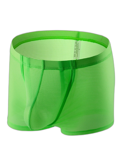 Men's Big Pouch U-convex Trunks with Fly