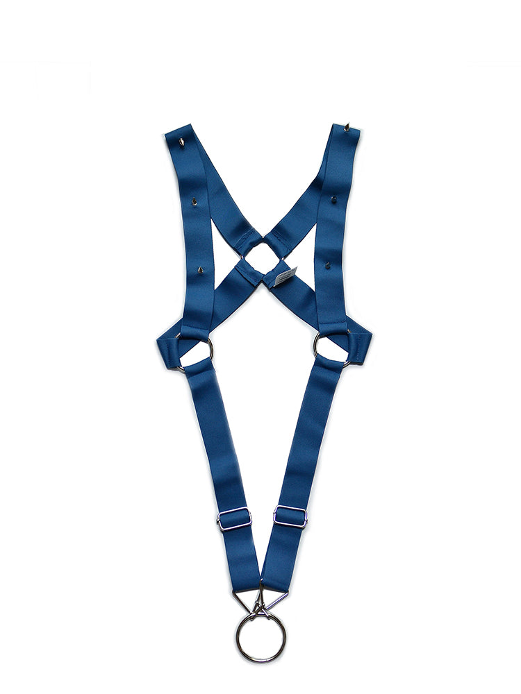 Men's One-piece Suspender Ring Erotic Seduction Metal Thong