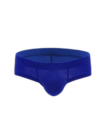 3 Pack Men's Cotton Solid U-Shaped Pouch Briefs