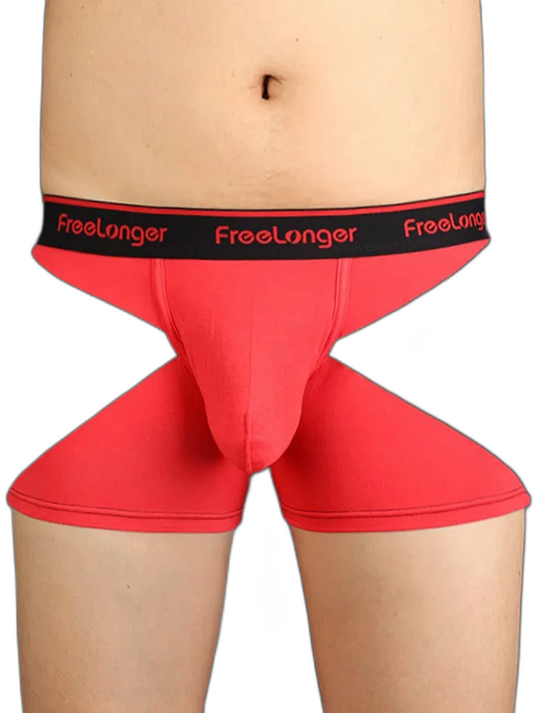 FreeLonger Men’s U convex Separate Support Pouch Trunks