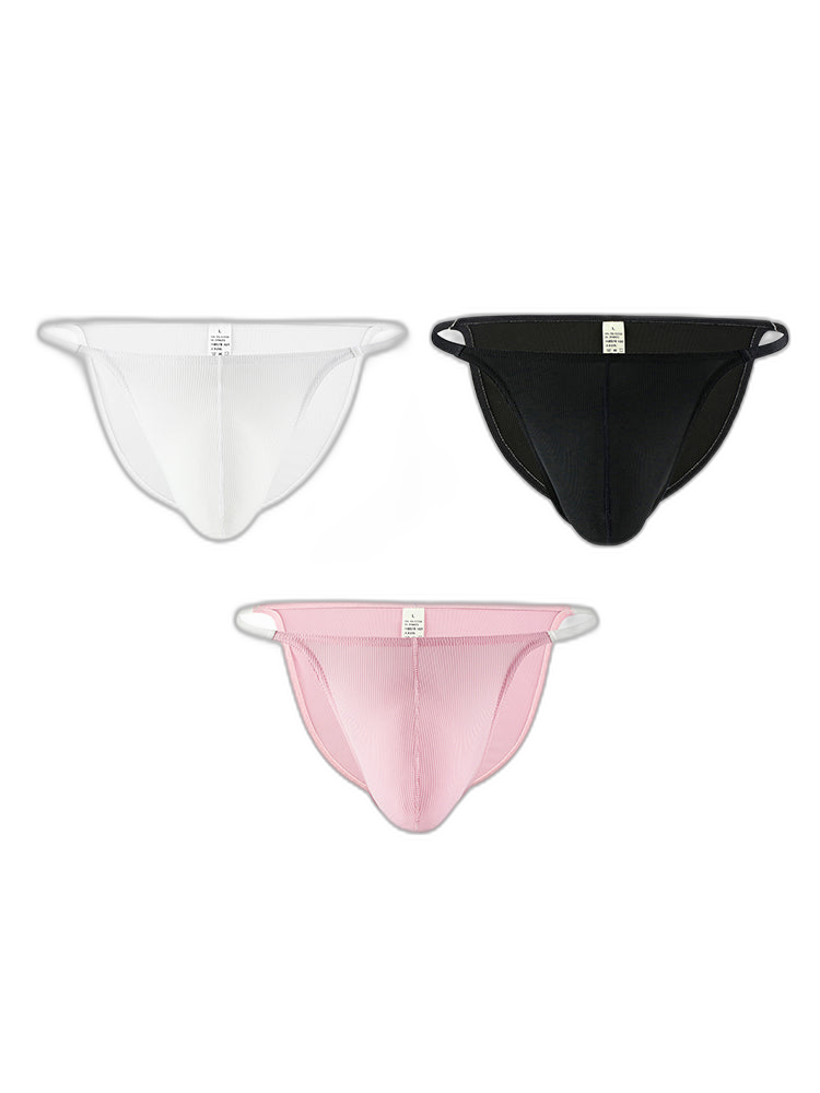 Men's Sexy Big Support Pouch Low-rise String Bikini
