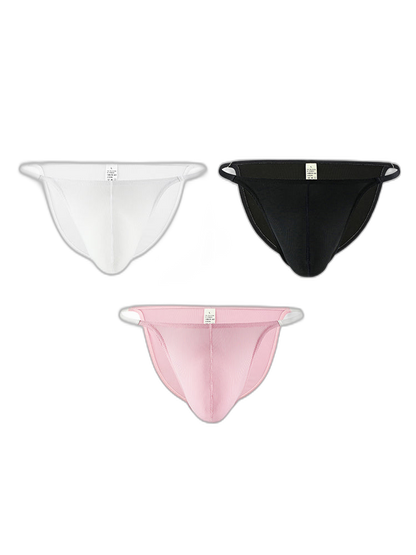 Men's Sexy Big Support Pouch Low-rise String Bikini