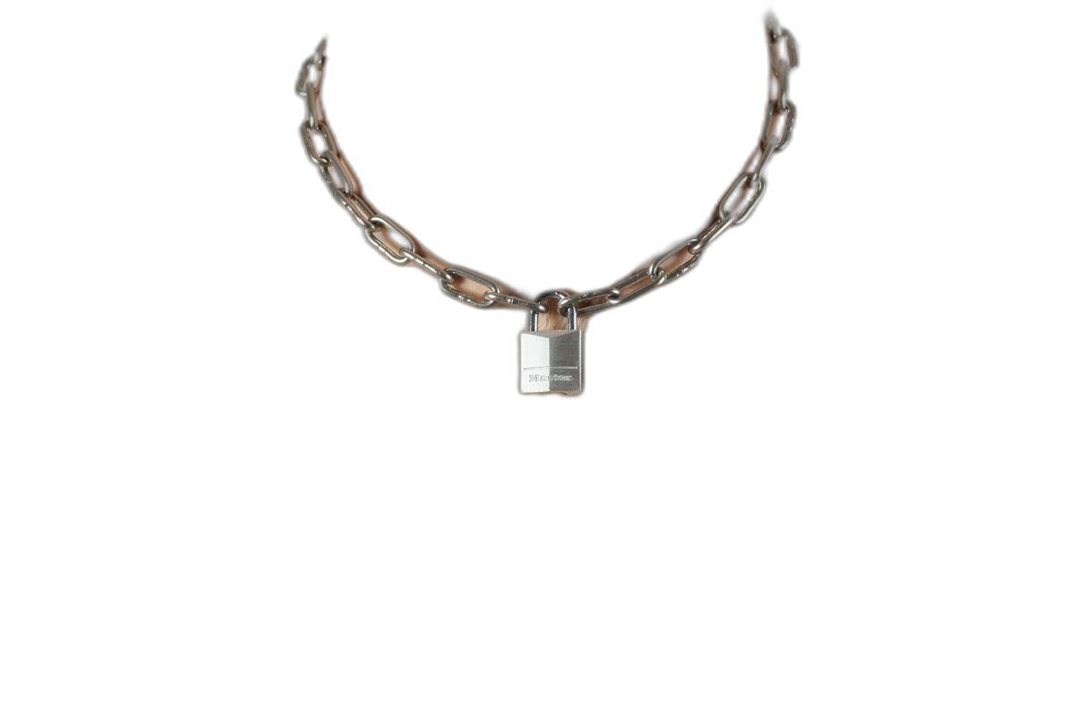 ruff GEAR Pitbull Chain 3mm with 20mm Master Lock