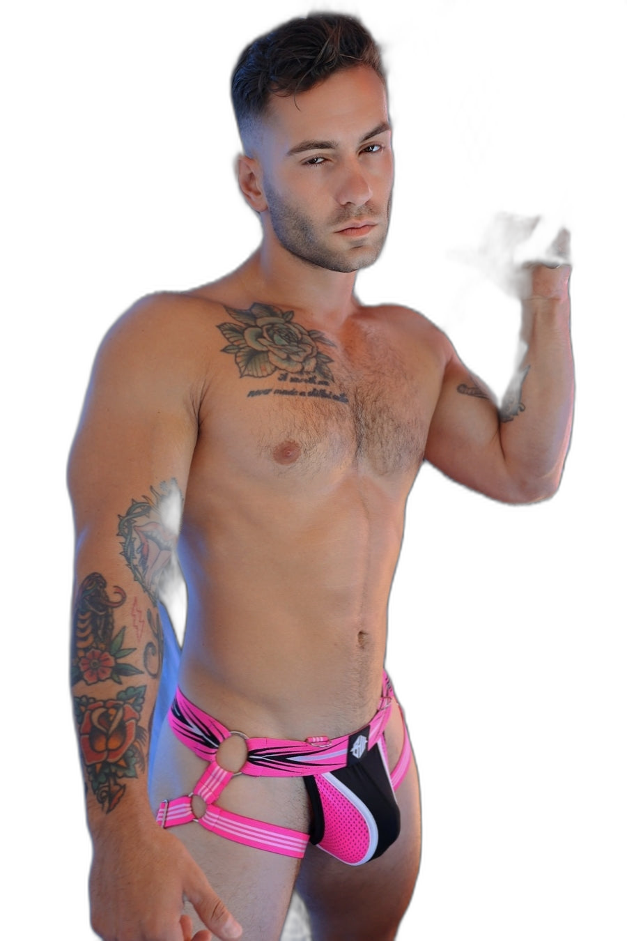 Breedwell Circuit Breaker Jockstrap Neon Pink