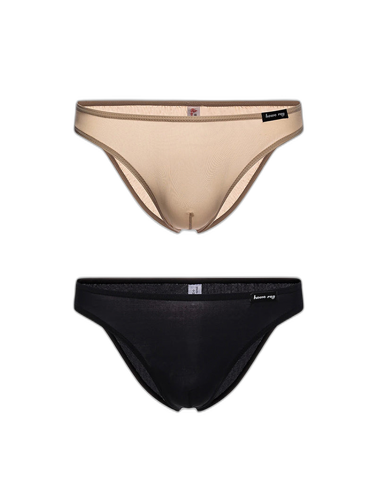 2 Pack Men's Breathable Ultra-thin Bikini