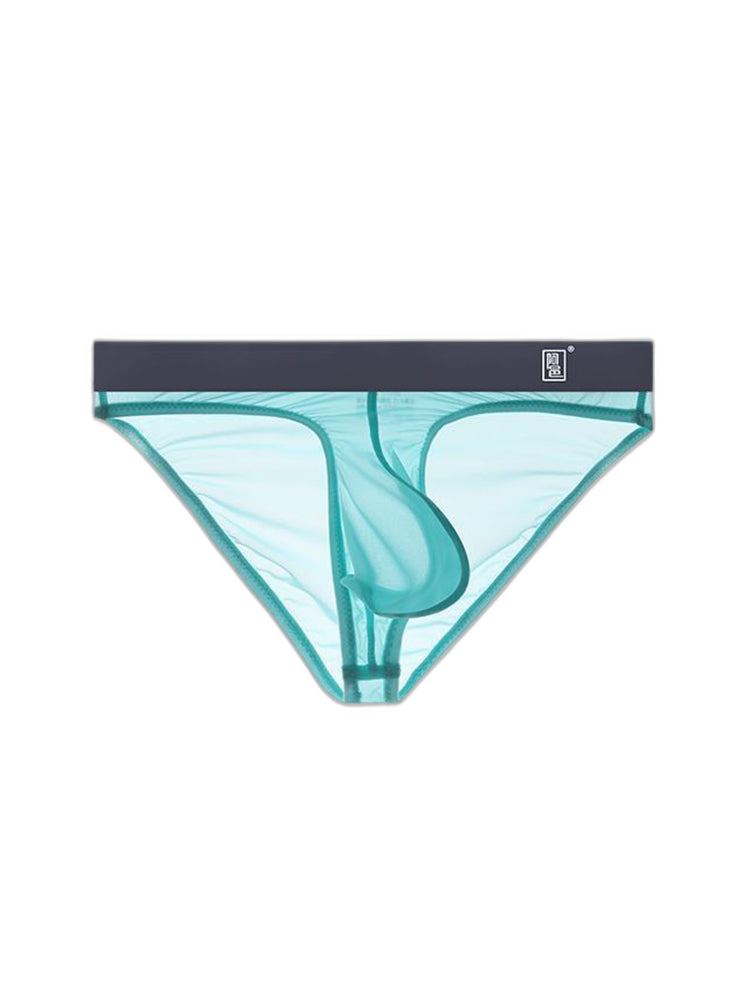 Men's Sexy Transparent Suspender Briefs