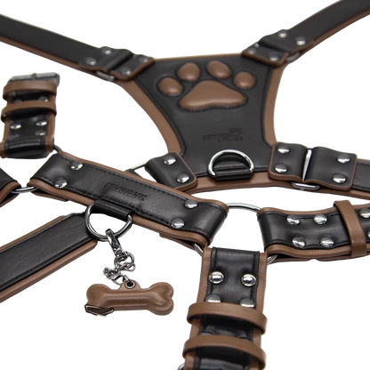 PU Leather Puppy Harness