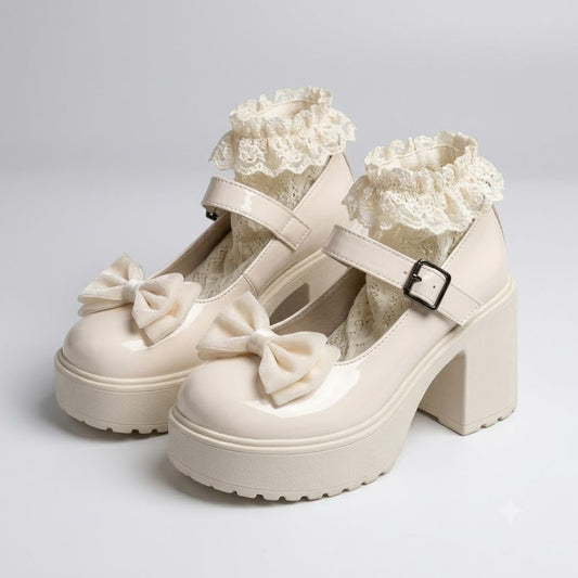 Darling Rosette Mary Jane Heels