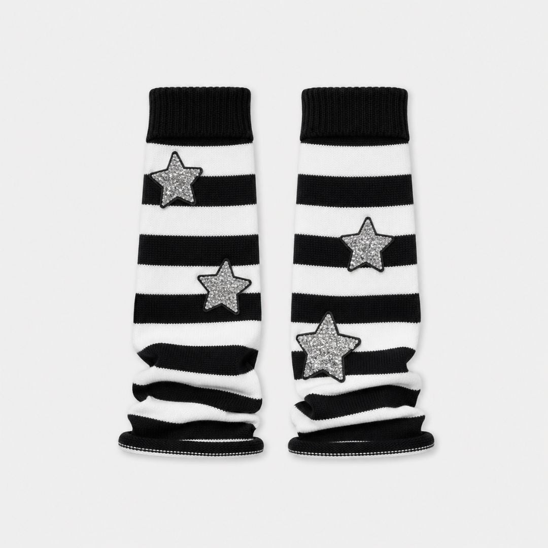 Starlight Stripe Leg Warmers
