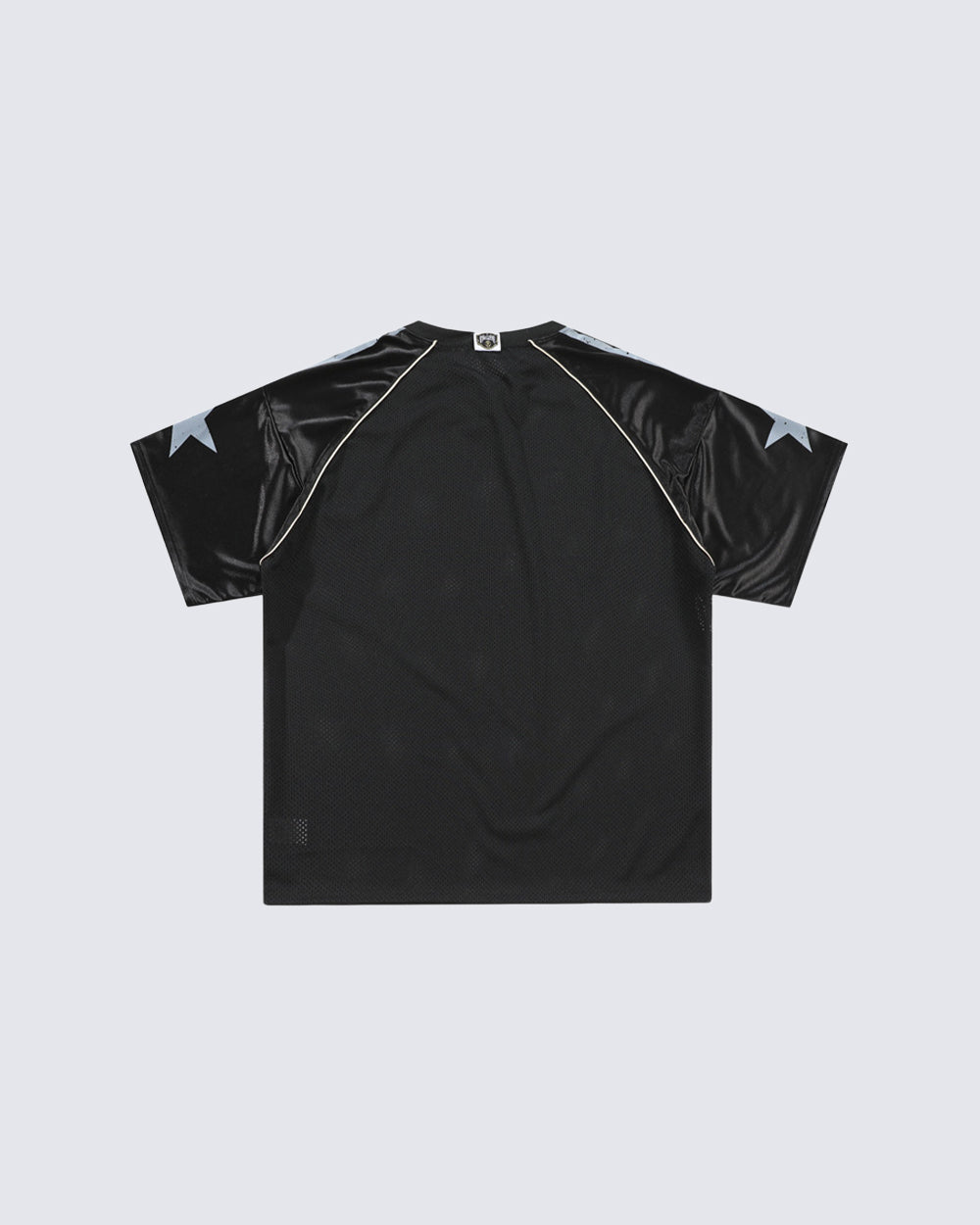 Y2K Star Patch Mesh Football Jersey Tee New