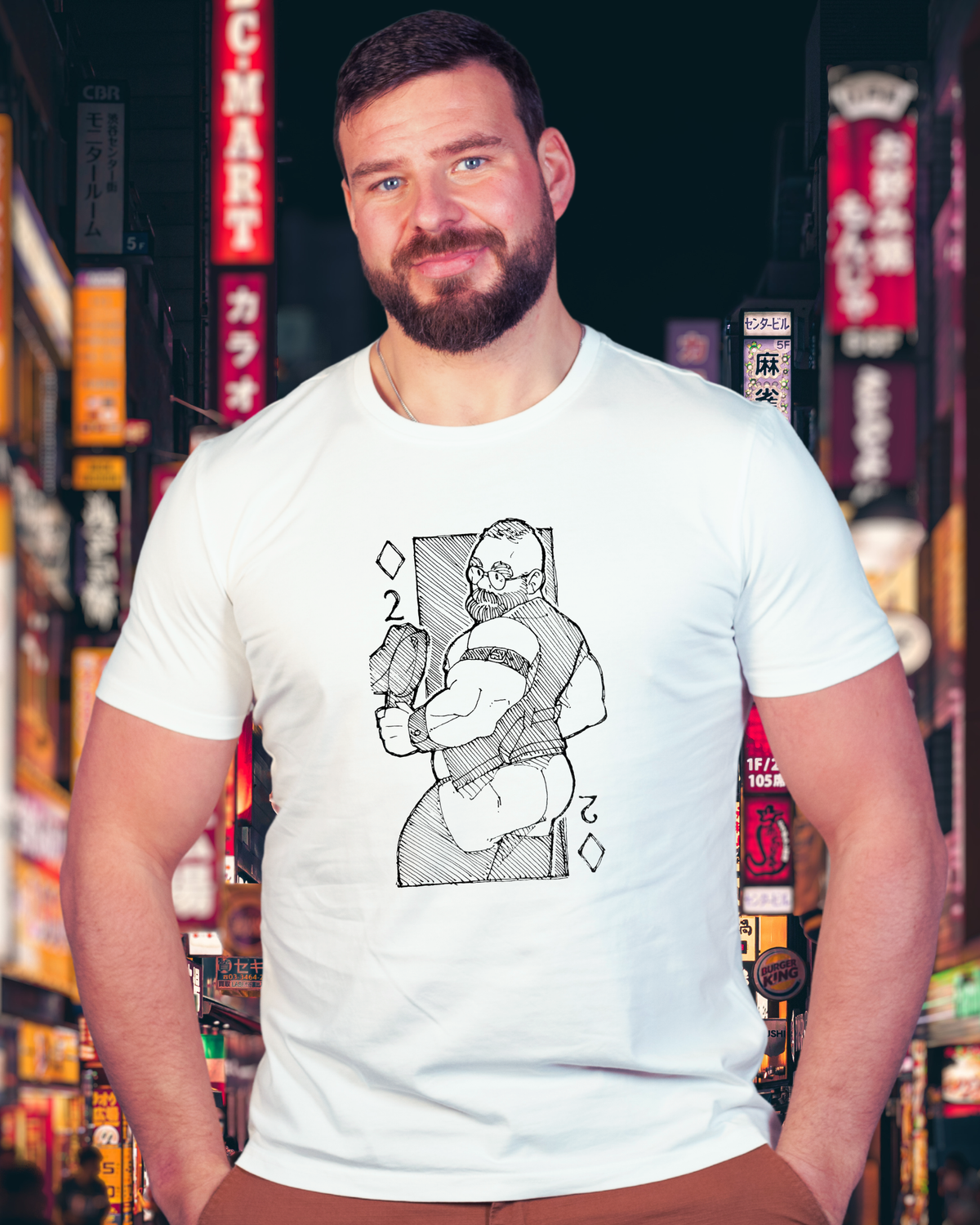'Leather Daddy' - ( Large print )  DEN X NAXX