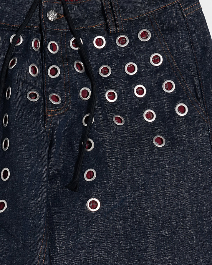 KIIKIO Punk Layered Jeans