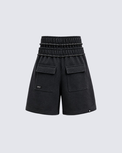 KIIKIO Utility Zipper Shorts
