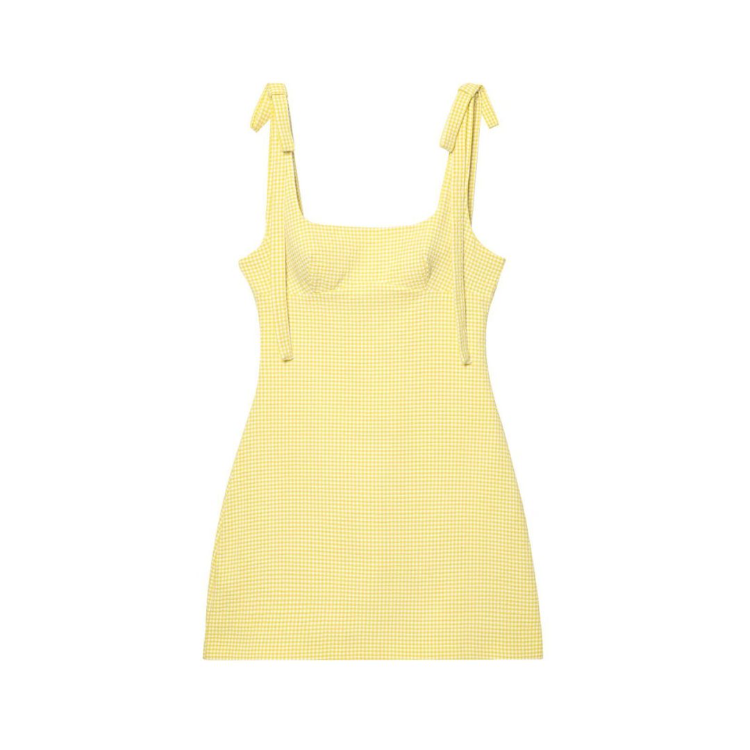 Sweetheart Tie-Strap Mini Dress