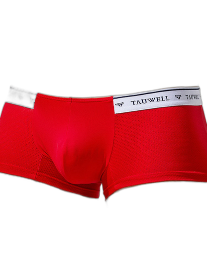 2 Pack Men's Sexy Comfortable Breathable Solid Color Trunks