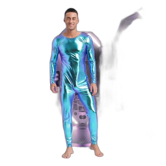 Galactic Vogue Metallic Bodysuit