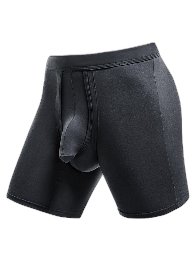 2 Pack Long Boxer Briefs with Separate Pouch