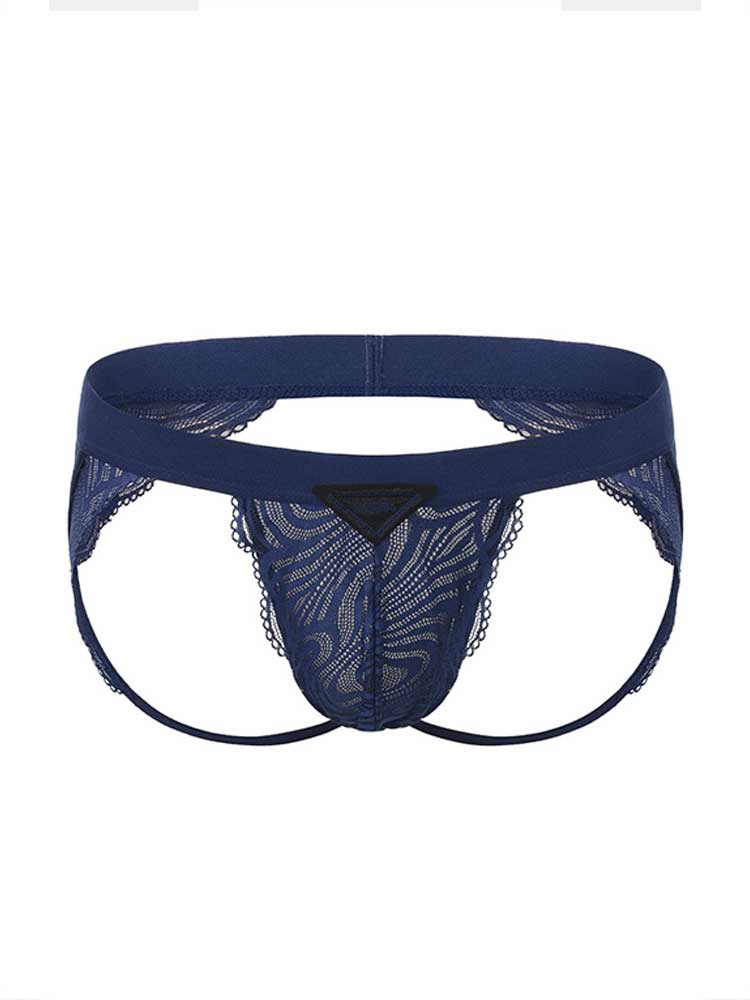 Men's Sexy High-Stretch Lace Jockstrap