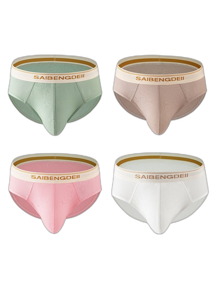 Men's Threaded Fabric U-Raised Low Rise Trunks