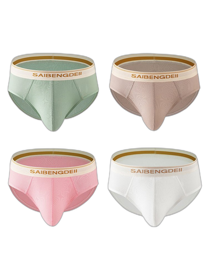 Men's Threaded Fabric U-Raised Low Rise Trunks